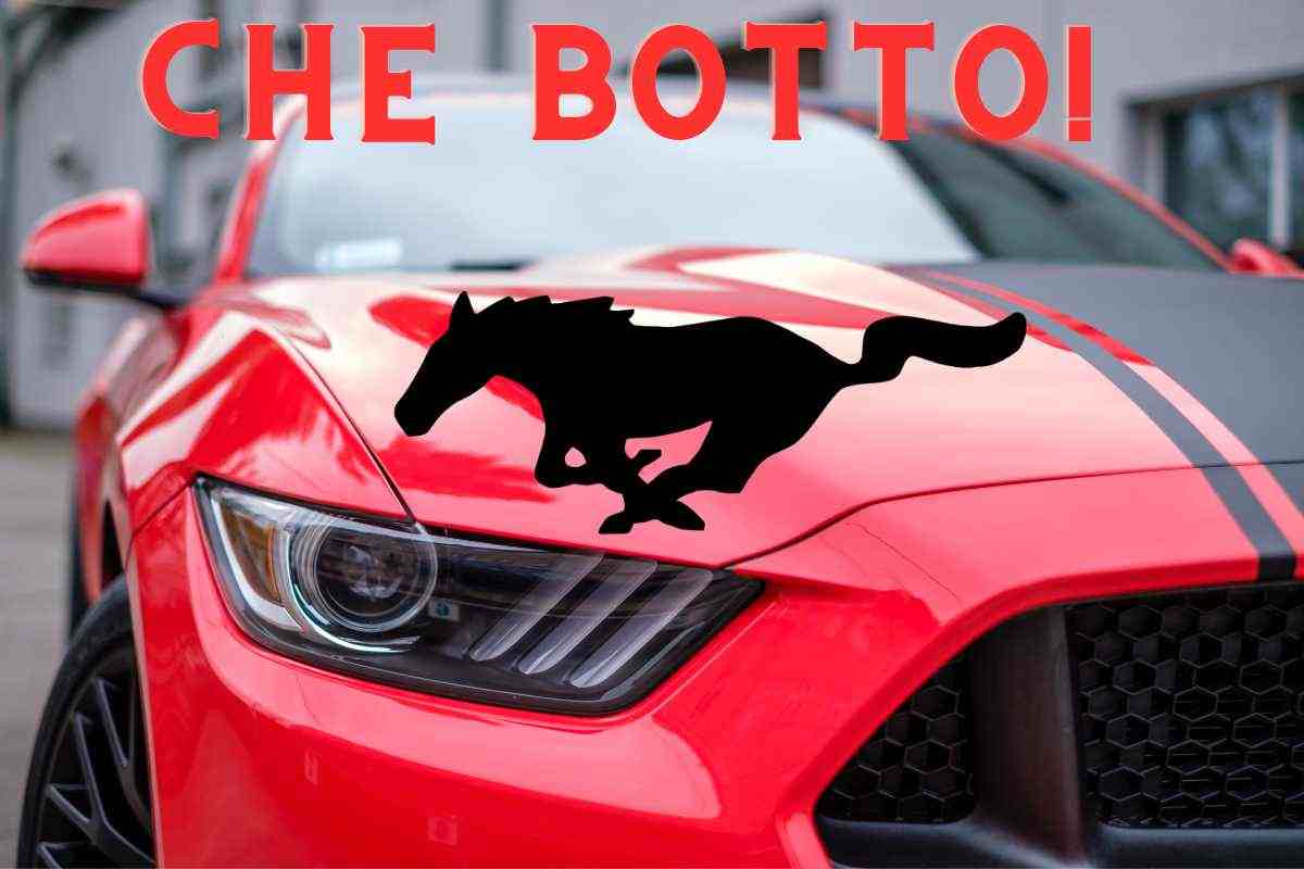Ford Mustang che botto 