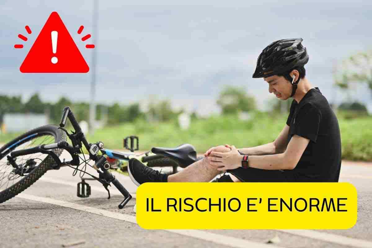 Incidente in bicicletta