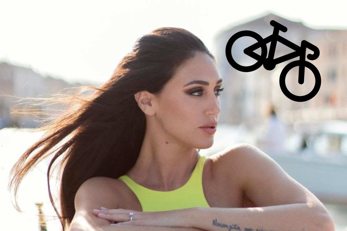 Cecilia Rodriguez e la bici