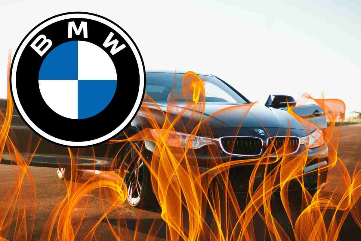 BMW M3 fiamme problemi auto preziosa