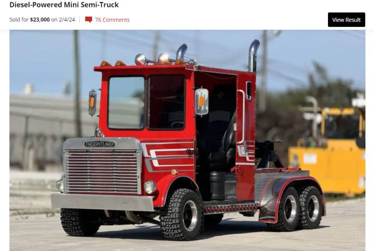 Semi Truck diesel vendita veicolo commerciale gasolio asta