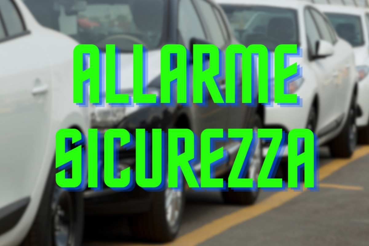 auto allarme sicurezza