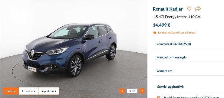 Renault Kadjar prezzo super