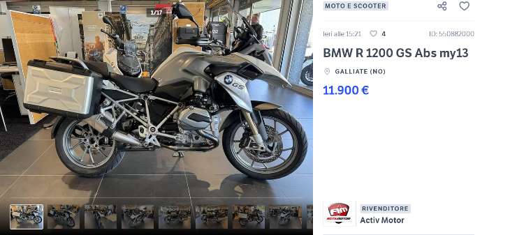 BMW R 1200 GS occasione prezzo