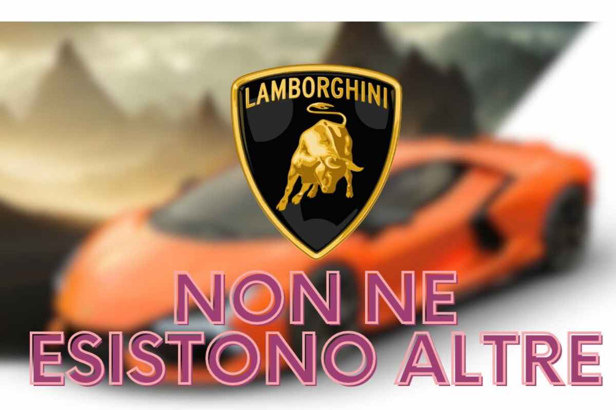 Lamborghini vendita esemplare unico