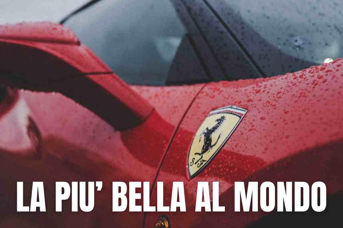 ferrari più bella al mondo