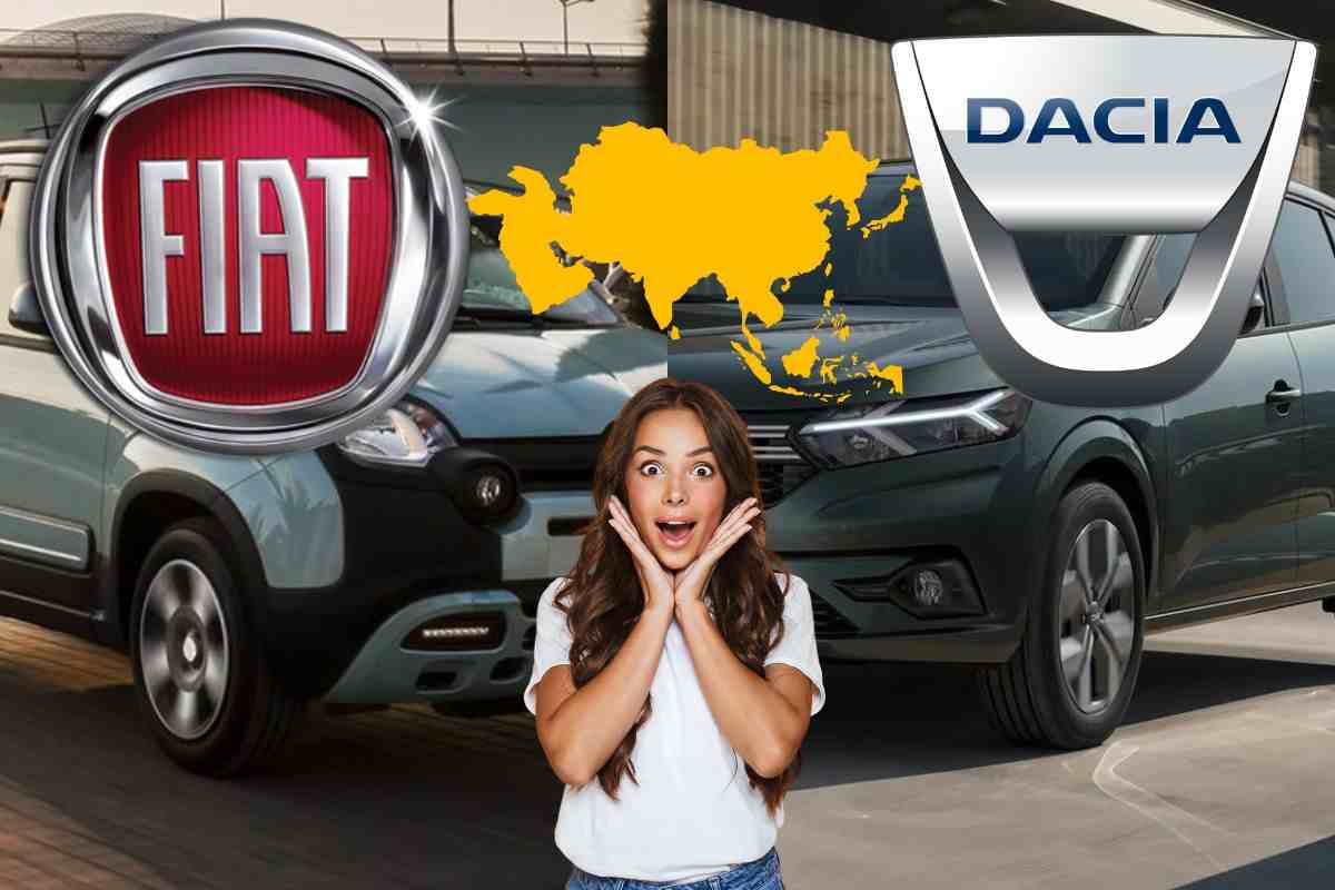FIAT Panda Dacia Sandero la rivale asiatica