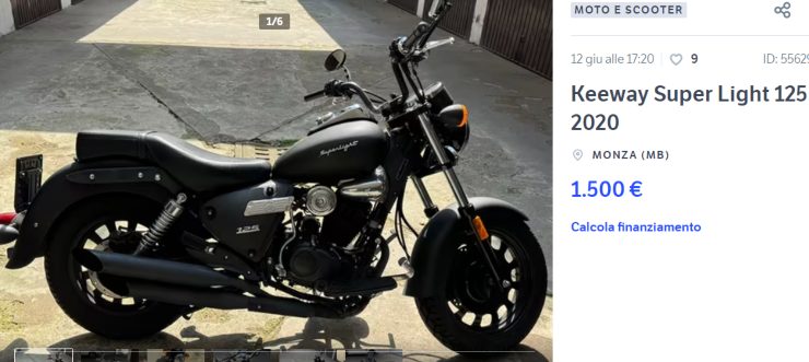 Keeway Super Light 125 occasione