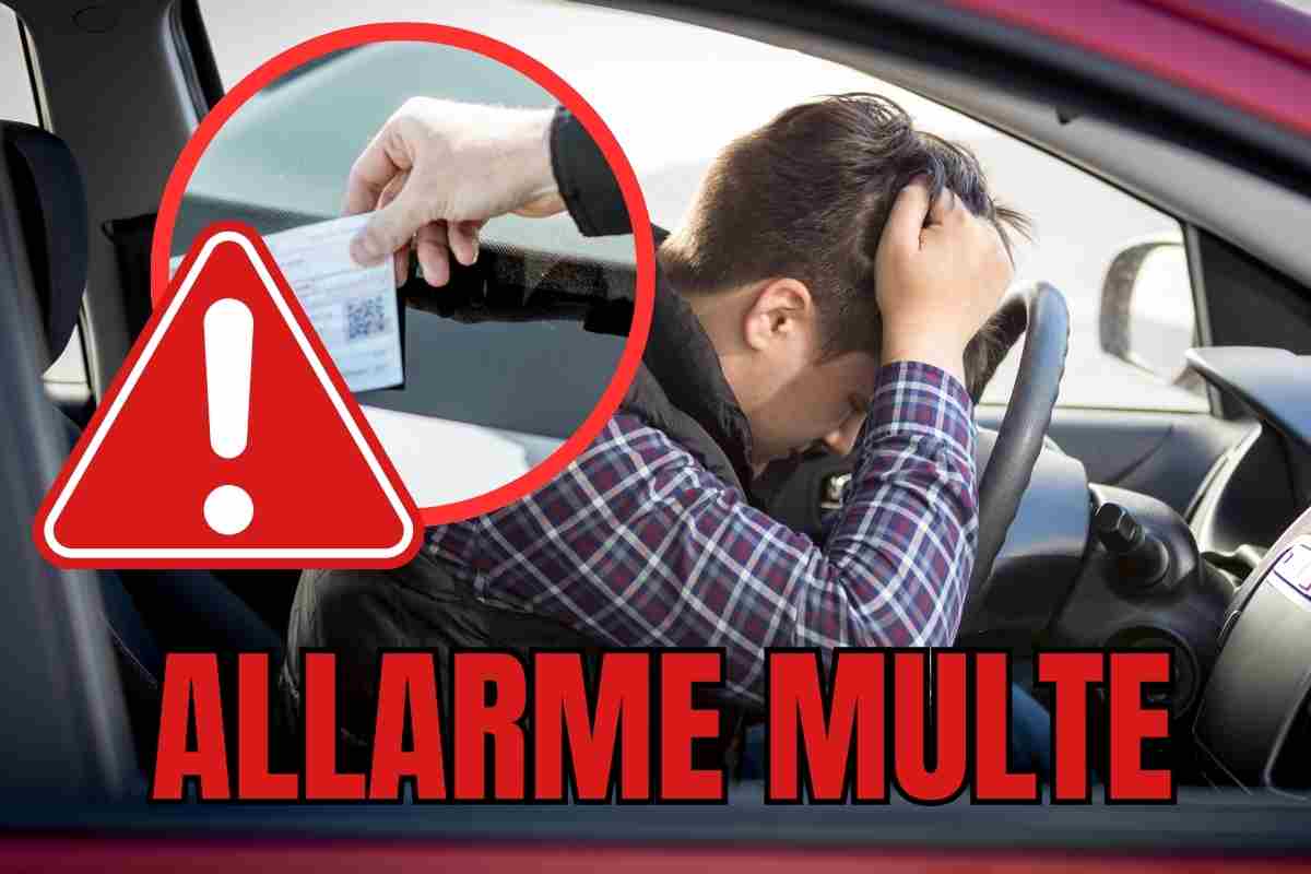 multe auto allarme comuni