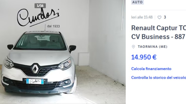 Renault Captur usato auto