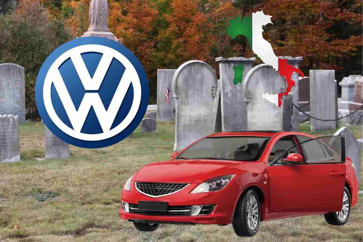 Cimitero delle Volkswagen vicino all'Italia