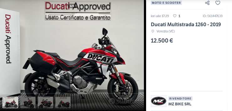 Ducati Multistrada super offerta