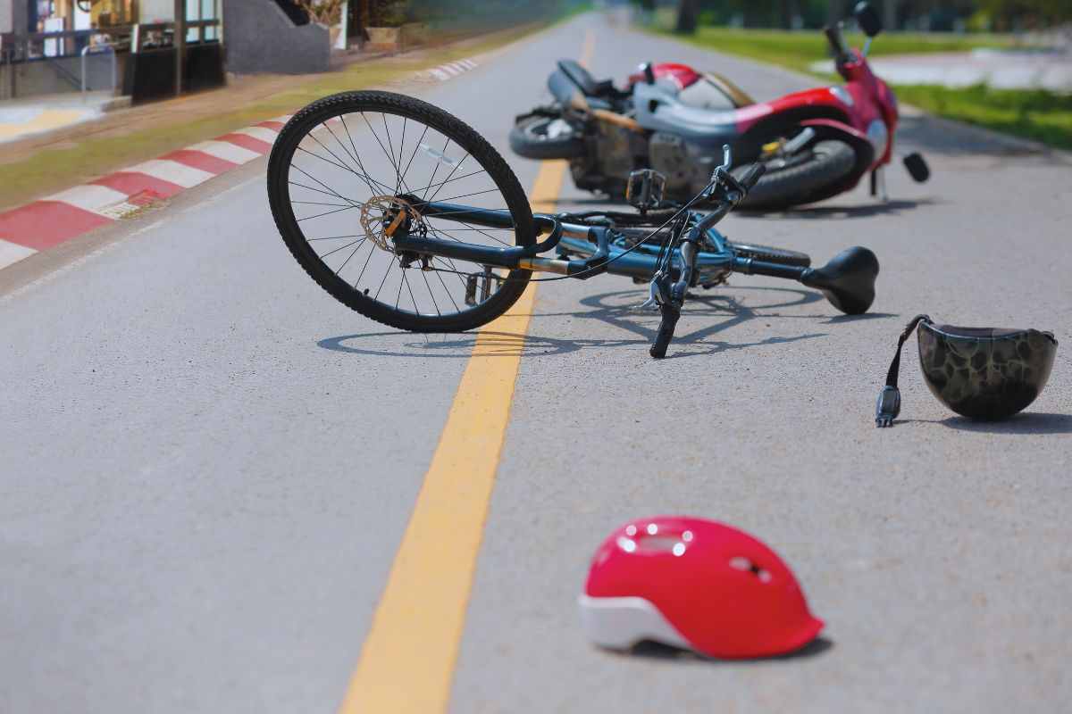 Incidente bici moto