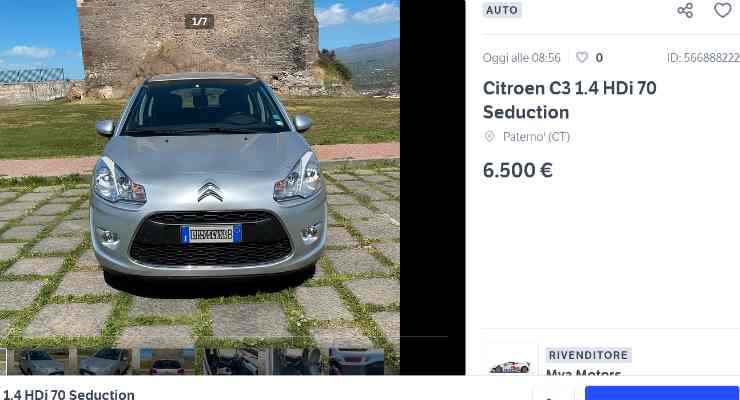 Citroen C3 prezzo e dettagli