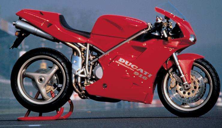 Ducati 916 diventa d'epoca