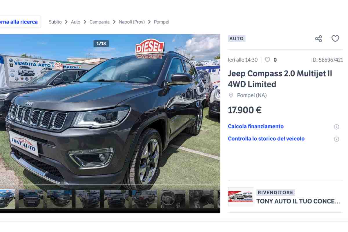 Jeep sconto totale SUV top