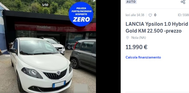 Lancia Ypsilon auto usata