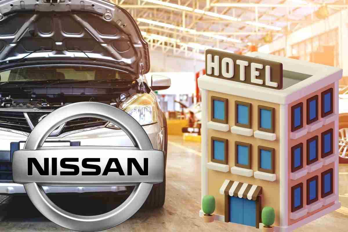 Nissan si trasforma in un hotel