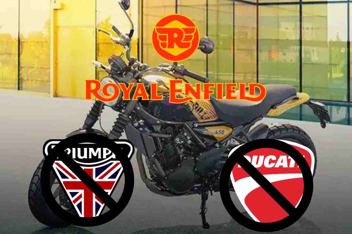 Royal Enfield Guerrilla 450 crisi per Triumph e Ducati