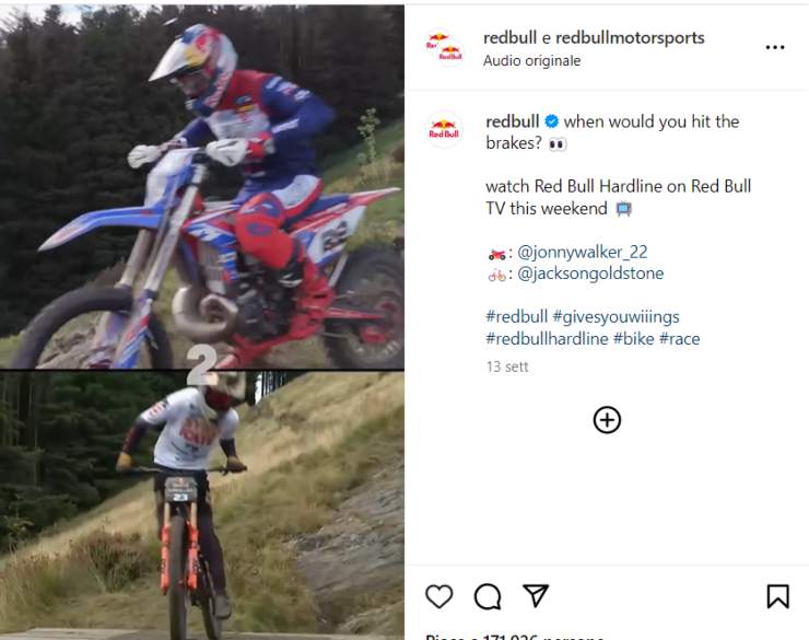 Red Bull dà il via a una sfida folle