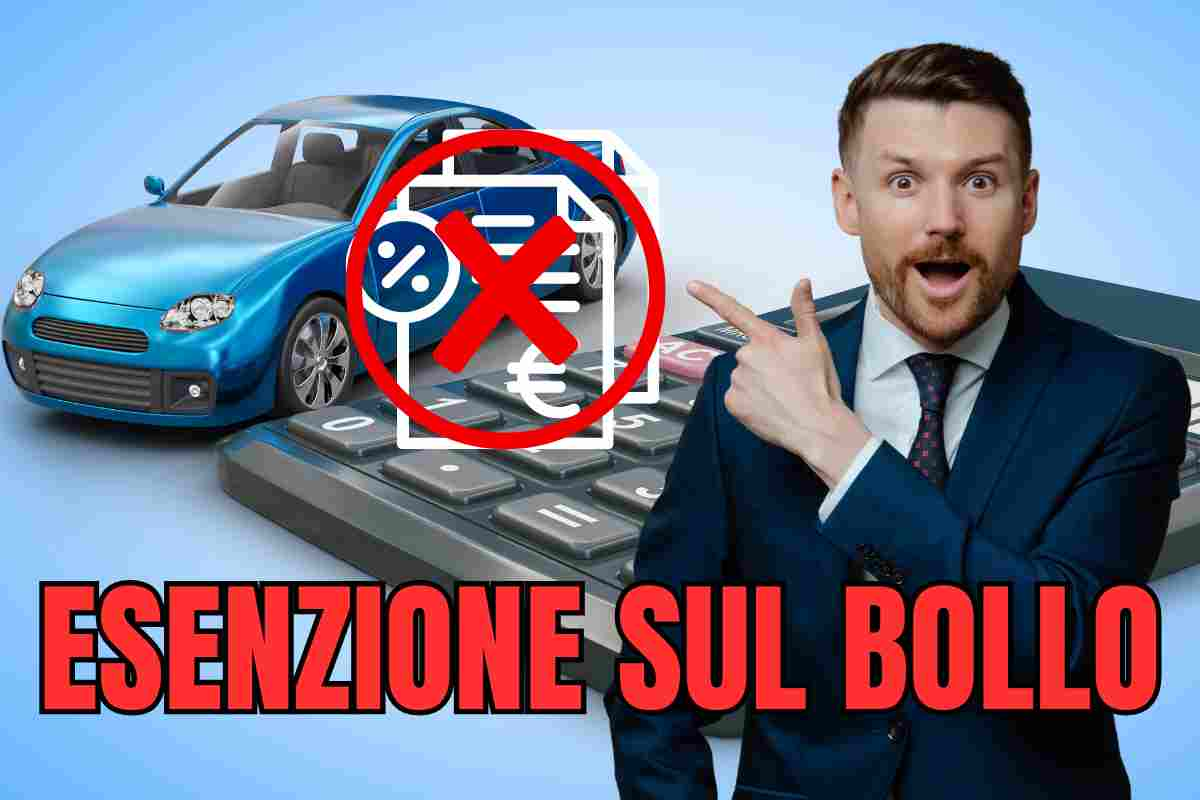 esenzione bollo auto