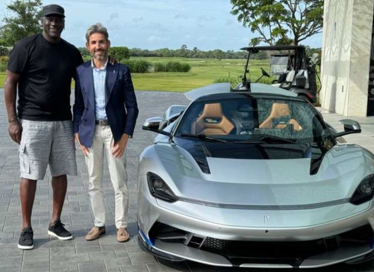 michael jordan nuova auto modello pininfarina