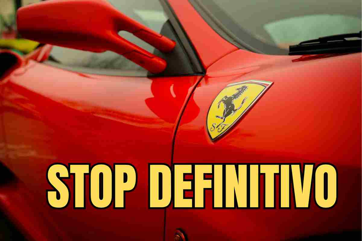 ferrari stop definitivo