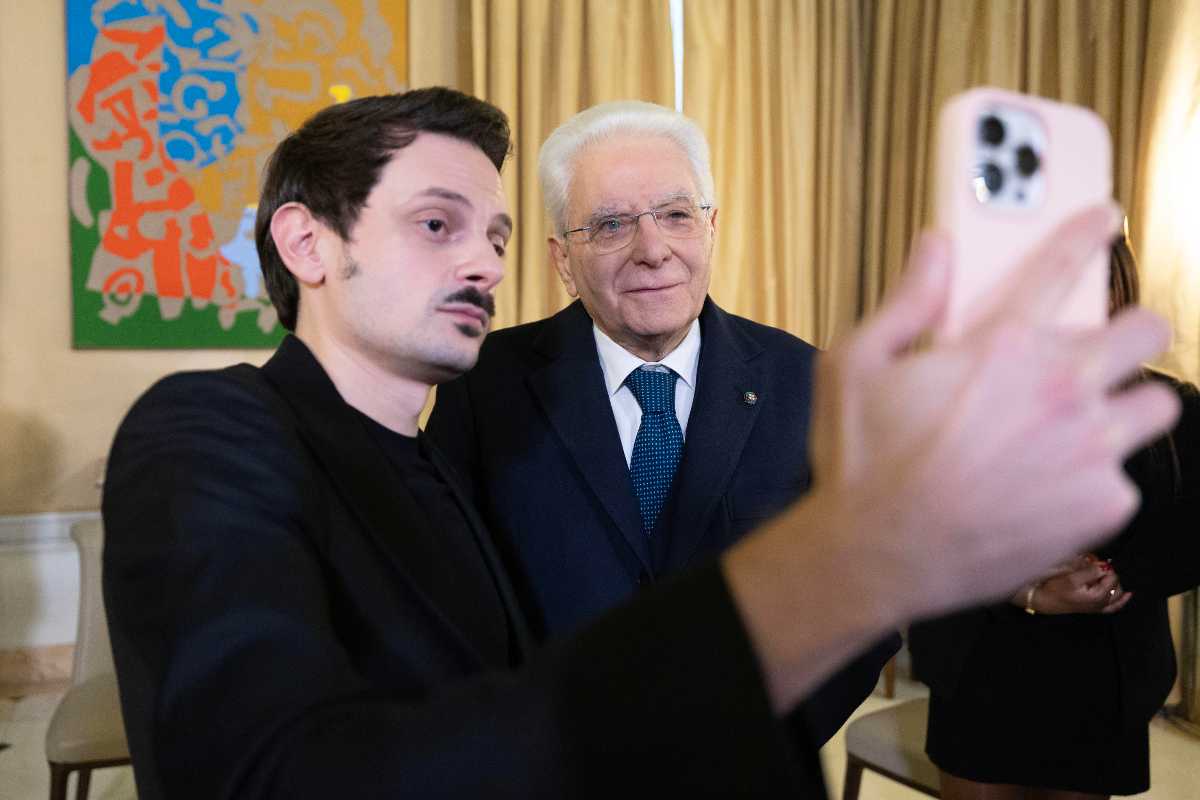 rovazzi selfie con mattarella