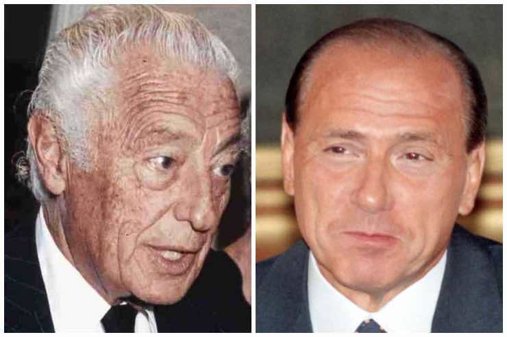 Gianni Agnelli e Silvio Berlusconi soldi a palate