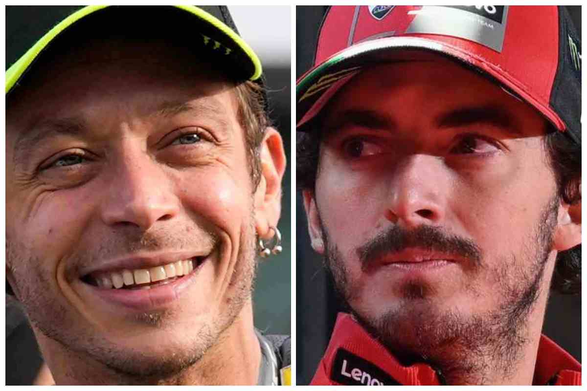 Valentino Rossi e Pecco Bagnaia le differenze