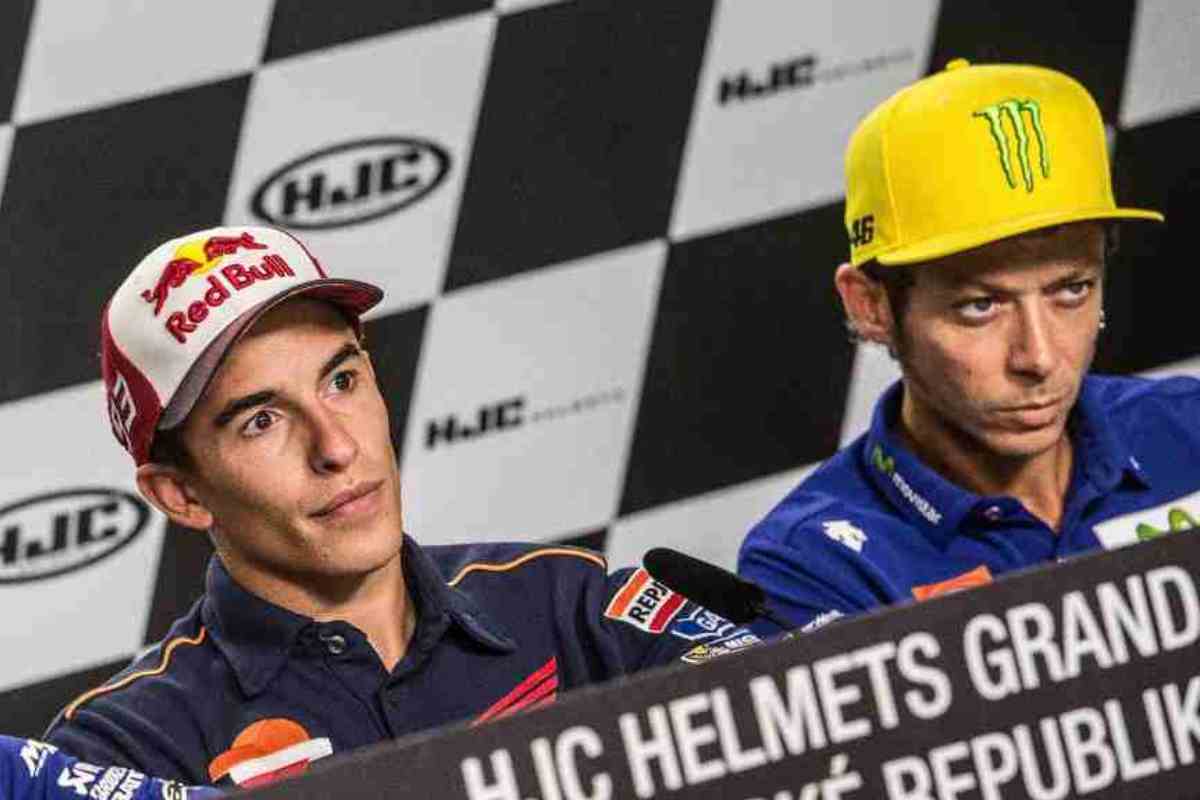 Marc Marquez e Valentino Rossi ancora tensioni