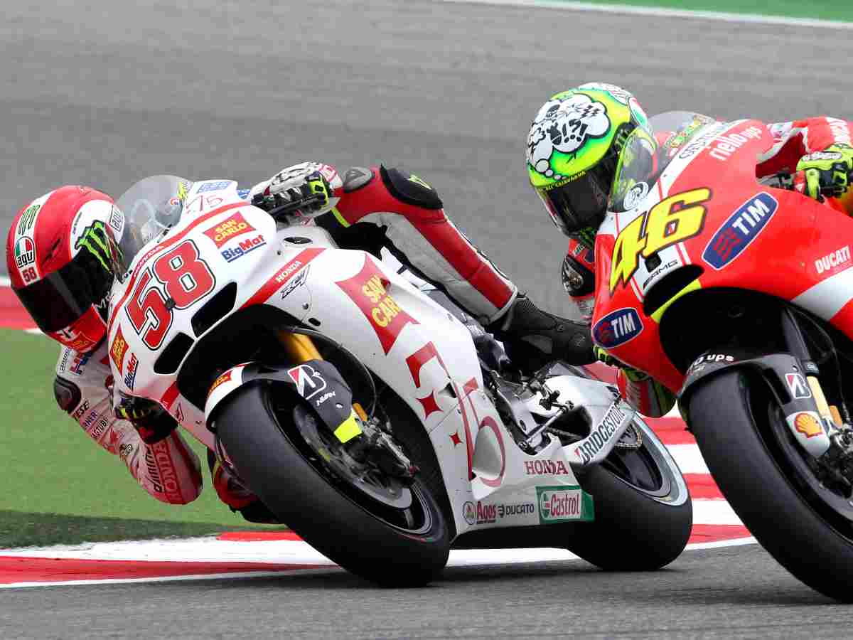 Marco Simoncelli e Valentino Rossi