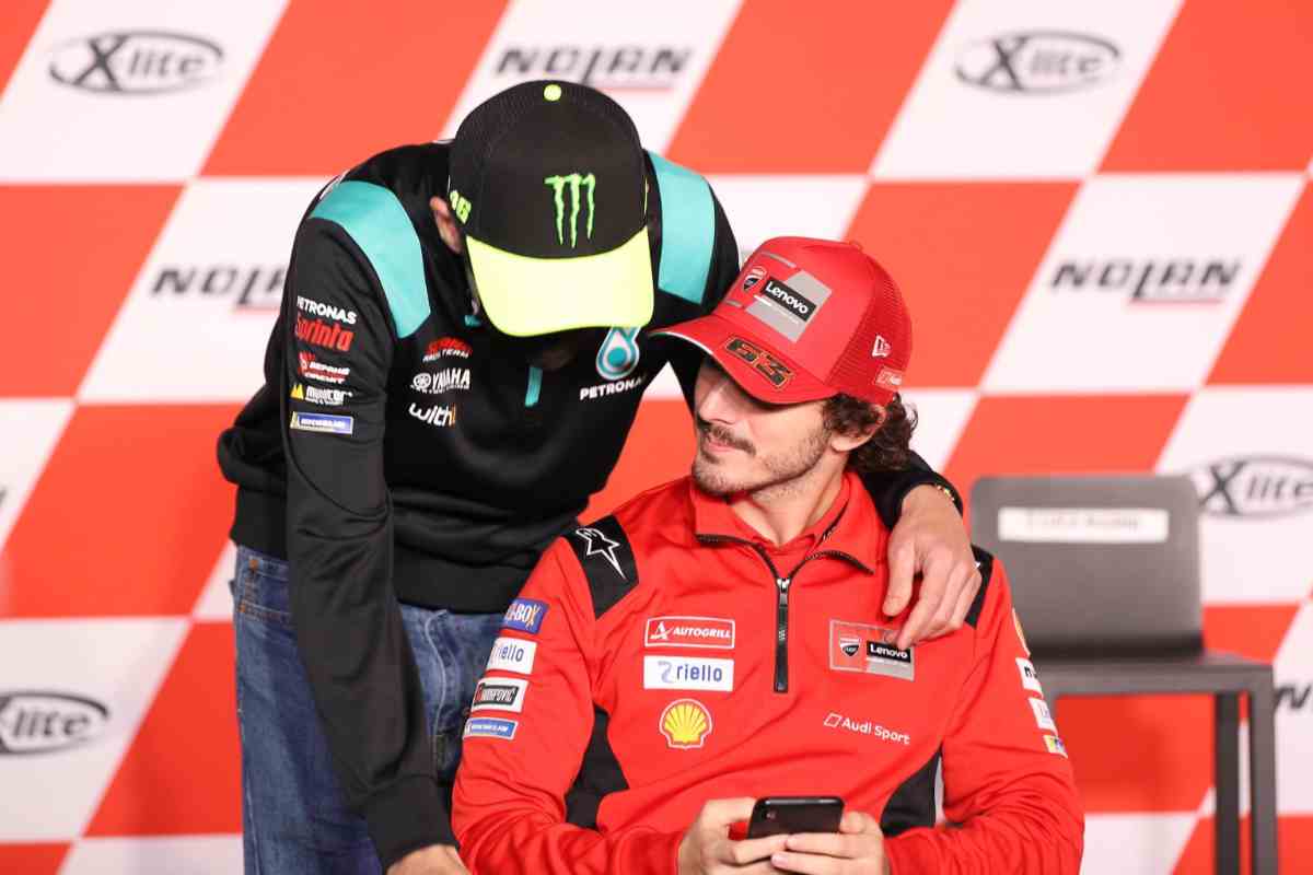 Bagnaia, un problema chiamato Valentino Rossi